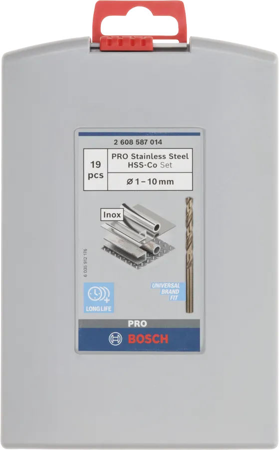 Juego de brocas PRO Stainless Steel HSS-Co - Bosch Professional
