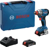 Juego de destornillador de impacto Bosch GDX 18V-285 con estuche.