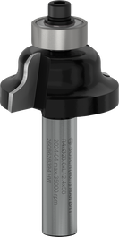 Broca para enrutador Bosch PRO Roman Ogee, vástago de 8 mm.