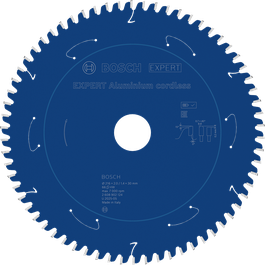 Hoja de sierra circular inalámbrica Bosch EXPERT Aluminum 216 mm.