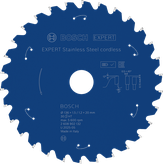 Hoja de sierra circular inalámbrica Bosch EXPERT de acero inoxidable, 136 mm.