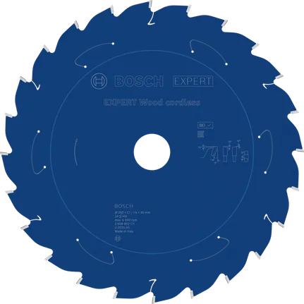 Hoja de sierra circular inalámbrica Bosch EXPERT Wood T24.