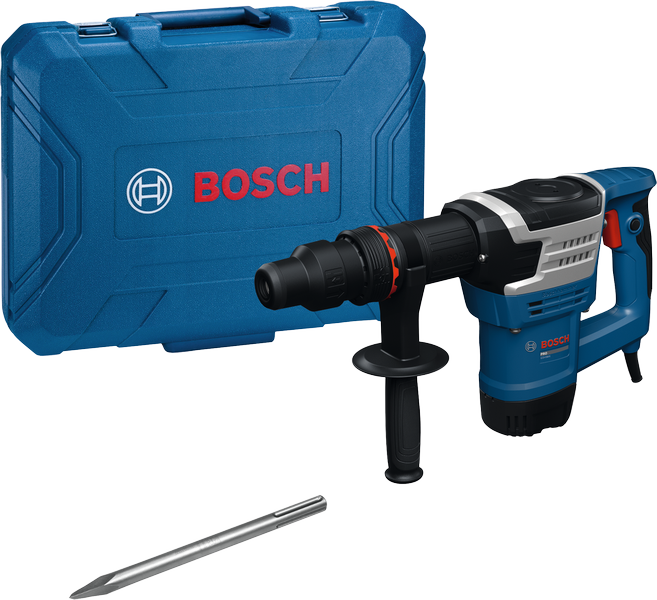 Martillo demoledor Bosch GSH 5 MX con estuche y cincel.