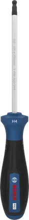 Destornillador Bosch PRO H4 x 100 mm con mango ergonómico.