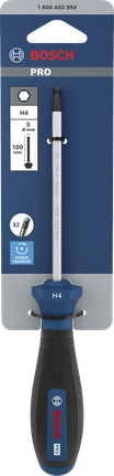 Destornillador Bosch PRO H4 x 100 mm con vástago de acero S2.
