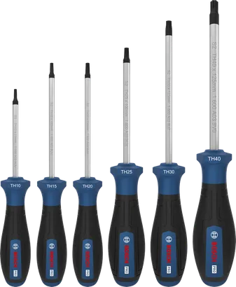 Juego de atornilladores PRO Torx Security, 6 piezas