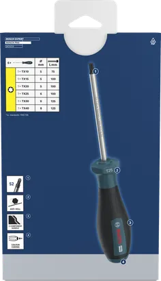 Juego de desatornilladores PRO Torx, 6 piezas