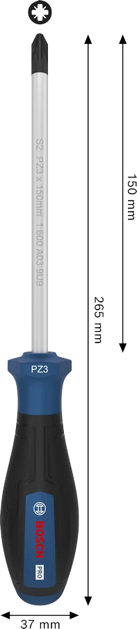 Atornillador PRO Pozidriv
