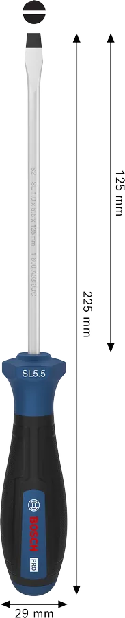 Atornillador PRO ranurado