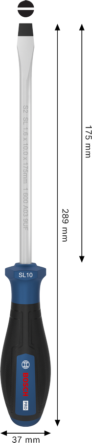 Atornillador PRO ranurado