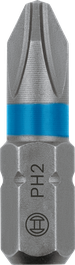 Punta de destornillador Bosch Extra Hard PH2 de 25 mm.