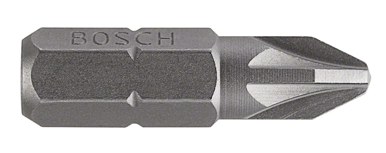 Bosch screwdriver bit PH2 for universal screwdriving tasks.