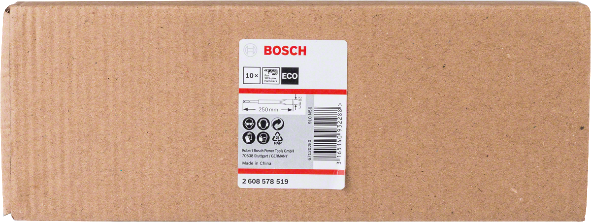 Bosch 10-pack eco saw blades 250mm.