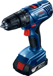 Bosch GSB 180-LI cordless drill with 18V battery.