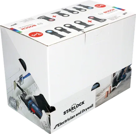 Bosch Starlock Set for Electrician and Drywall blades.
