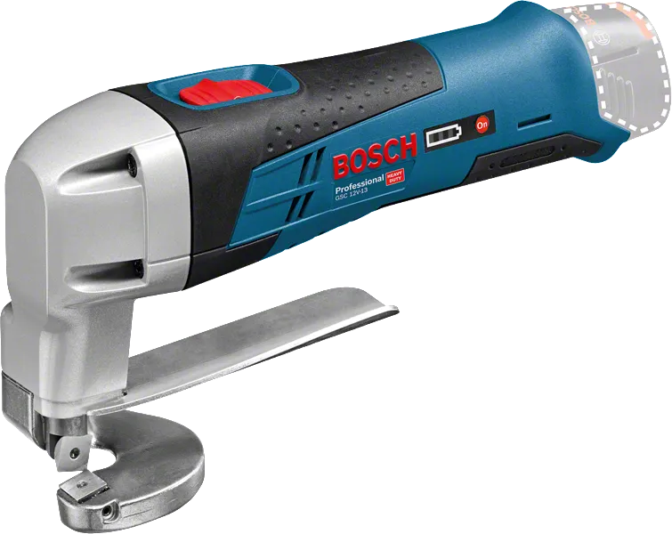 Bosch GSC 12V-13 cordless metal shear tool.