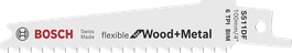Bosch S511DF jigsaw blade for wood and metal.