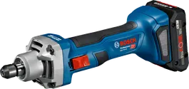 Bosch GGS 18V-20 cordless straight grinder, 24,000 rpm.