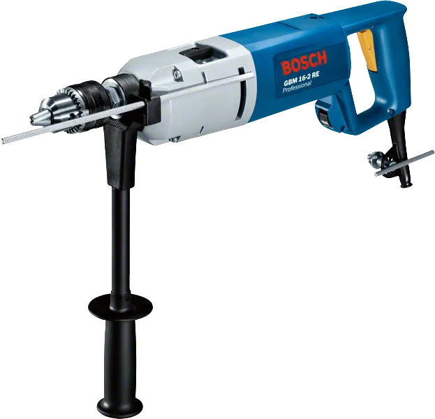 Bosch GBM 16-2 RE drill with side handle.