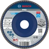 Bosch PRO X571 Flap Disc 125 mm G40 for metal grinding.