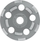 Bosch PRO Abrasive Grinding Head 125 mm for concrete.