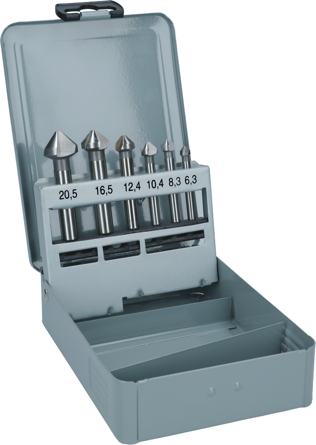 Bosch PRO Soft Metal HSS Countersink Bit Set, 6 pcs.