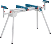 Bosch GTA 2600 saw stand with extendable support.