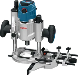 Bosch GOF 1600 CE router with adjustable bit holder.