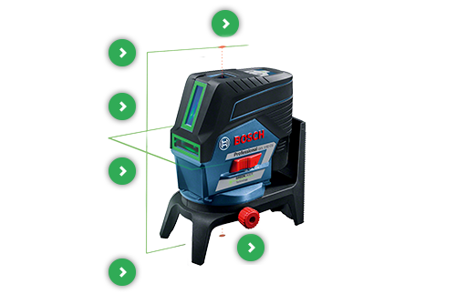 Prace niwelacyjne z użyciem lasera wielofunkcyjnego GCL 2-50 CG