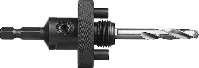 Adapter sześciokątny Bosch do otwornic o średnicy 32–76 mm.