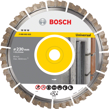 Tarcza diamentowa tnąca Bosch Best for Universal 230 mm.