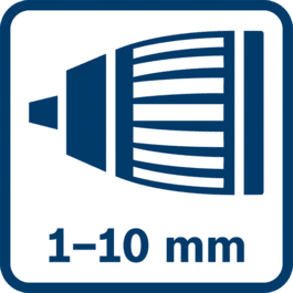 Uchwyt z systemem Auto-Lock 1,0 – 10,0 mm 