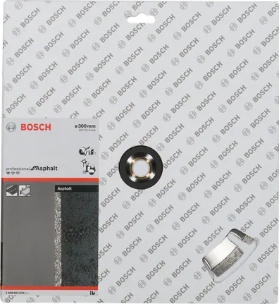 Diamentowa tarcza Bosch do cięcia asfaltu do zastosowań profesjonalnych.
