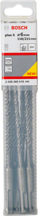 Wiertła udarowe Bosch SDS plus-5 6 mm.