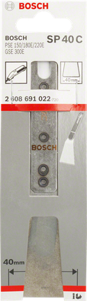 Ostrze ze stali sprężynowej do skrobaka Bosch SP 40 C, 40 mm.