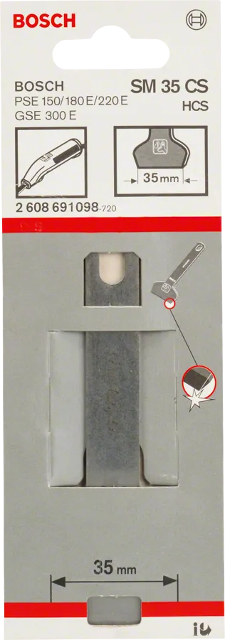 Ostrze skrobaka Bosch SM 35 CS 35 mm HCS.