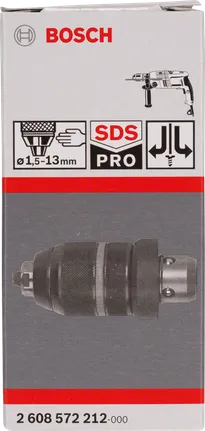 Uchwyt wiertarski Bosch SDS Pro 1,5–13 mm.