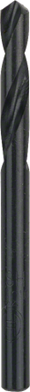 Wiertło krótkie HSS-R Bosch o średnicy 5,3 mm do wiercenia metalu.