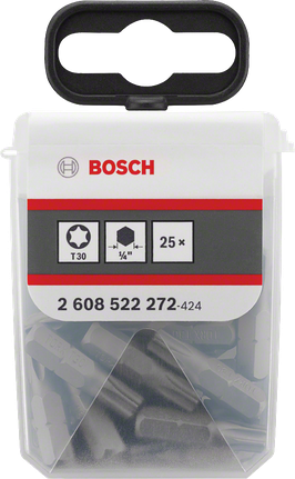 Końcówki wkrętakowe Extra Hard do Bosch TicTac Box T30.