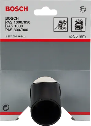 Mała ssawka podłogowa Bosch o szerokości 130 mm i średnicy 35 mm.