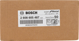 Tarcza ścierna fibrowa Bosch R444 Expert for Metal, ziarnistość 80.