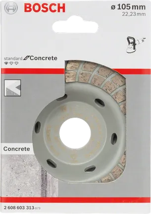 Tarcza diamentowa Bosch do cięcia betonu 105 mm.