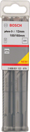 Wiertła udarowe Bosch SDS plus-3 12 mm.