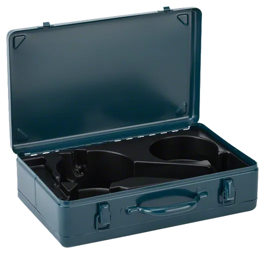 Metalowa walizka Bosch M do przechowywania i ochrony narzędzi.