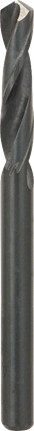 Wiertło krótkie HSS-R Bosch o średnicy 4,7 mm do wiercenia w metalu.