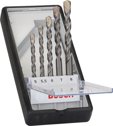 Zestaw wierteł do betonu CYL-3 Bosch , 5 sztuk, 5-8 mm.