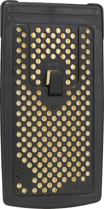 Osłona filtra Bosch do pojemnika na kurz HW3, konstrukcja perforowana.