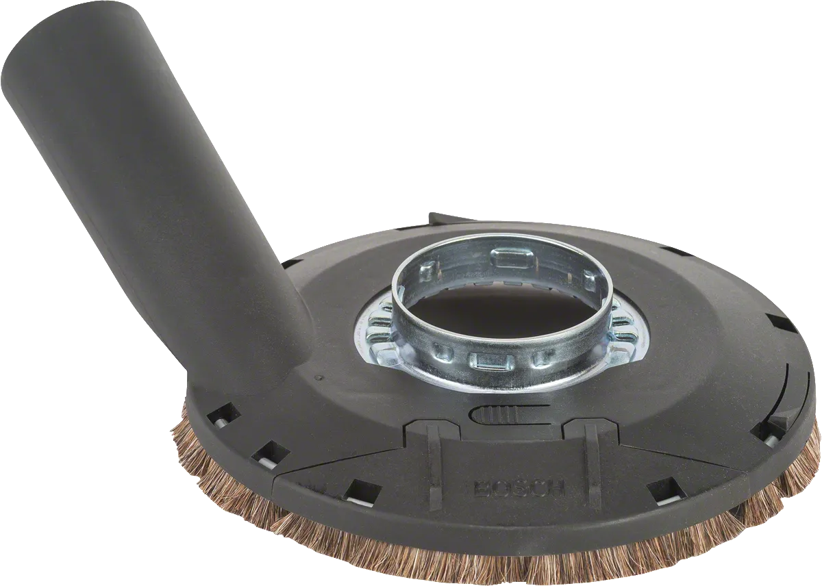 Prowadnica tnąca Bosch z otworem do odsysania pyłu, wieńcem szczotkowym.