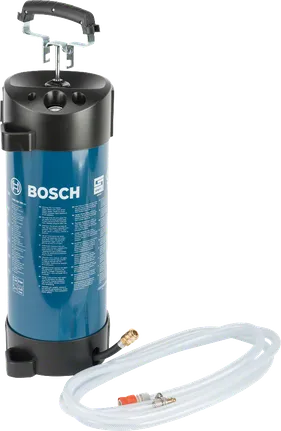 Zbiornik ciśnieniowy na wodę Bosch z przyłączem węża.