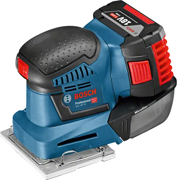 Akumulatorowa szlifierka oscylacyjna Bosch GSS 18V-10.
